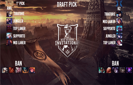 Draft Pick game 1 KZ vs RNG