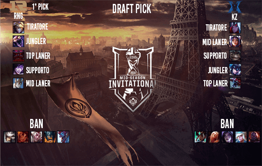 Draft Pick game 2 KZ vs RNG